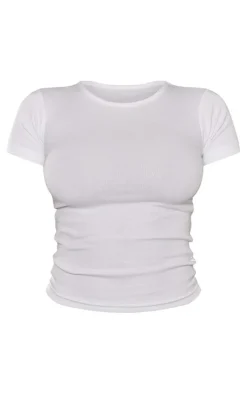 PrettyLittleThing T-Shirts*Ribbed Short Sleeved T Shirt