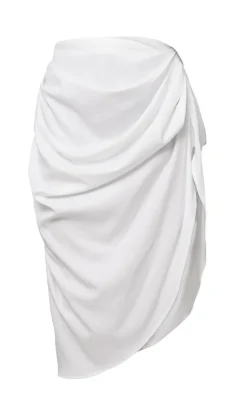 Ruched Side Midi Skirt-PrettyLittleThing Discount