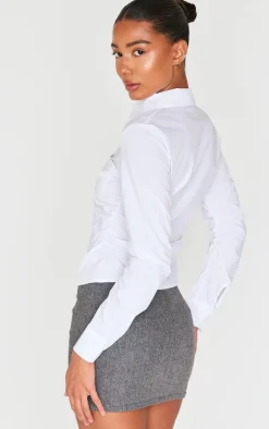 PrettyLittleThing Shirts*Ruched Side Shirt