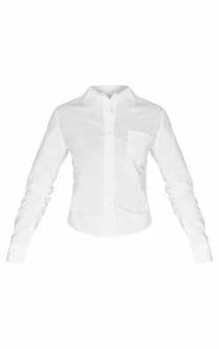PrettyLittleThing Shirts*Ruched Side Shirt