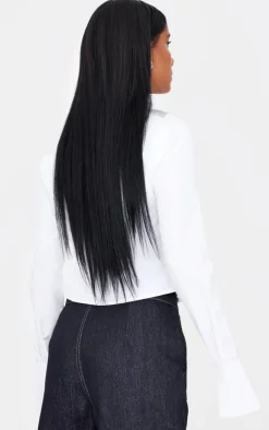 PrettyLittleThing Shirts*Ruching Detail Shirt