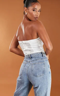 Satin Corset-PrettyLittleThing Sale