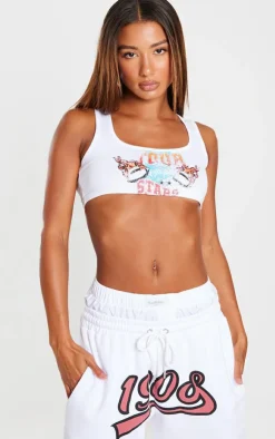PrettyLittleThing Sleeveless Tops*Scoop Neck Sleeveless Crop