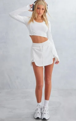 PrettyLittleThing Workout Tops*Sculpt Cut Out Padded Gym Crop Top