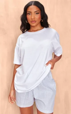 PrettyLittleThing T-Shirts*Self Care Graphic Oversized T Shirt