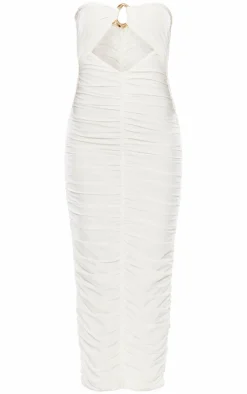 Slinky Bandeau Trim Detail Maxi Dress-PrettyLittleThing Sale