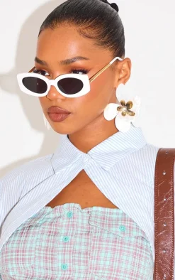 PrettyLittleThing Sunglasses*Smokey Rectangular Frame Sunglasses