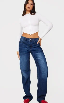 PrettyLittleThing Snatched*Snatched Rib Double Zip Top
