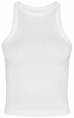 PrettyLittleThing Snatched*Snatched Rib Racer Top