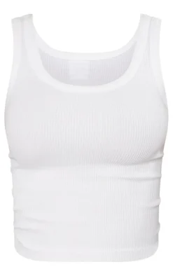 PrettyLittleThing Snatched*Snatched Rib Scoop Vest