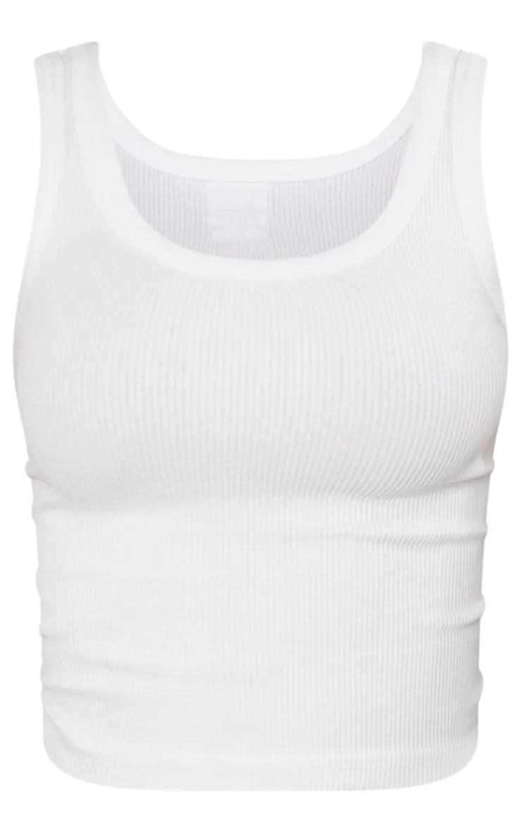 PrettyLittleThing Snatched*Snatched Rib Scoop Vest