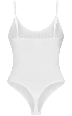 PrettyLittleThing Snatched*Snatched Rib Strappy Bodysuit