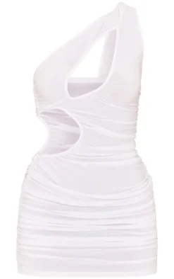 Soft Touch One Shoulder Cut Out Bodycon Dress-PrettyLittleThing Best