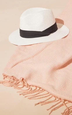 PrettyLittleThing Hats*Straw Fedora Sun Hat