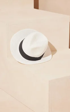 PrettyLittleThing Hats*Straw Fedora Sun Hat