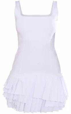 Stretch Woven Extreme Pleated Shift Dress-PrettyLittleThing Outlet