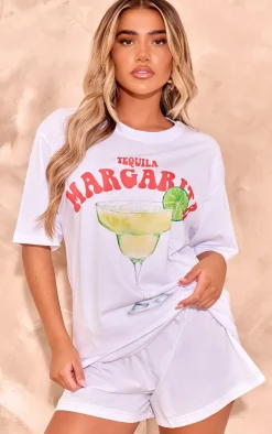 PrettyLittleThing T-Shirts*Tequila Margarita Printed T Shirt