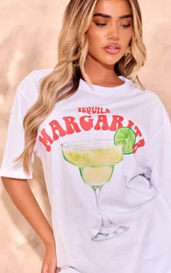 PrettyLittleThing T-Shirts*Tequila Margarita Printed T Shirt