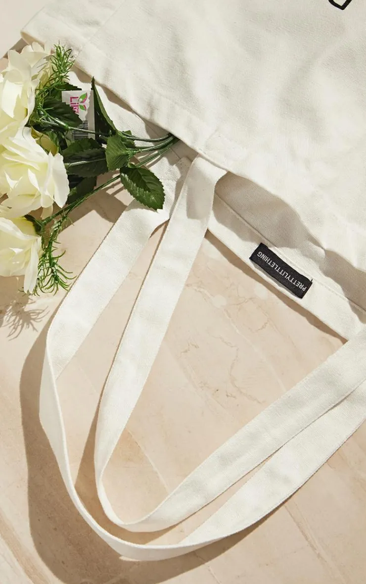 PrettyLittleThing Shoppers*The Bride Canvas Tote Bag