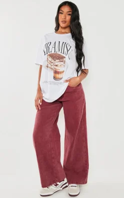 PrettyLittleThing T-Shirts*Tiramisu Oversized T-shirt