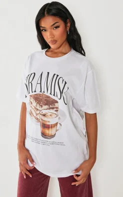PrettyLittleThing T-Shirts*Tiramisu Oversized T-shirt