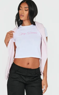 PrettyLittleThing T-Shirts*Very Demure Baby Doll Tee
