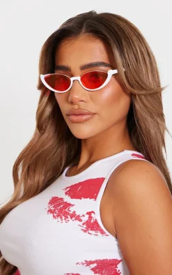 PrettyLittleThing Colored Sunglasses*Vintage Cat Eye Sunglasses