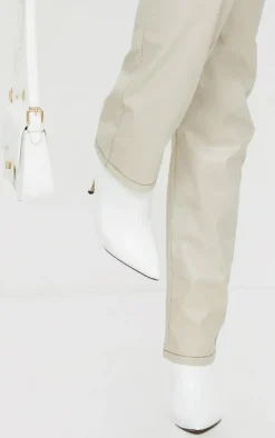 PrettyLittleThing Wide Fit Heels*Wide Fit Mid Heel Pointed Ankle Boots