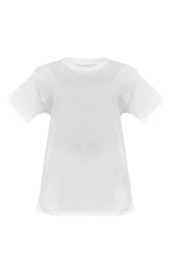 PrettyLittleThing T-Shirts*Wine & Oyster Graphic Oversized T Shirt