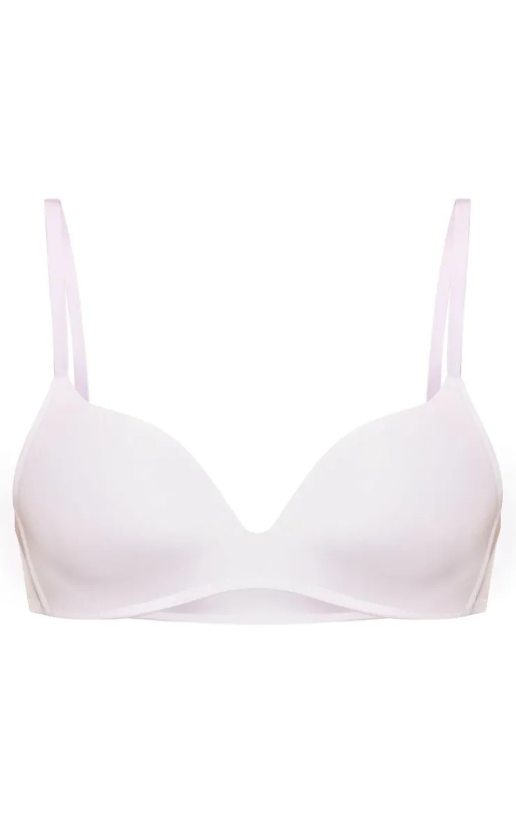 Wireless Molded Microfibre Cup Size Bra-PrettyLittleThing Clearance