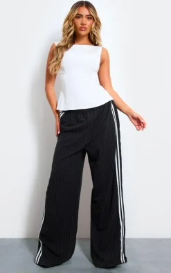 PrettyLittleThing Sleeveless Tops*Woven Boatneck Scoop Back Long Top