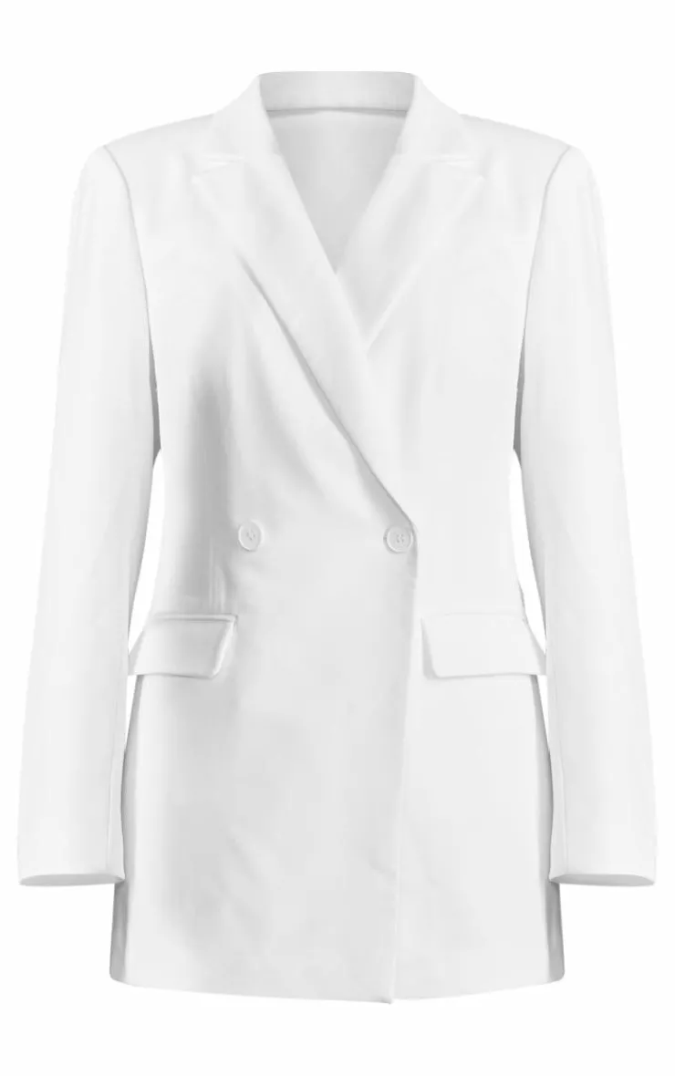 Woven Tailored Cut Out Twist Back Blazer Dress-PrettyLittleThing Sale