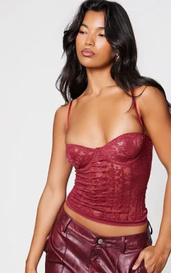 PrettyLittleThing Corsets*Lace Spaghetti Strap Long Corset