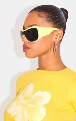 PrettyLittleThing Oversized Sunglasses*Bug Eye Mirror Oversized Sunglasses