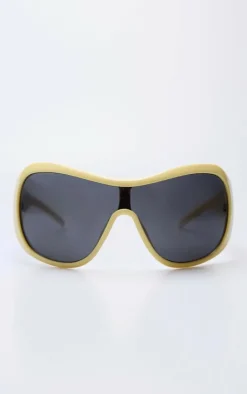 PrettyLittleThing Oversized Sunglasses*Bug Eye Mirror Oversized Sunglasses