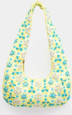 PrettyLittleThing Shoulder Bags*Flower Sequin Handbag
