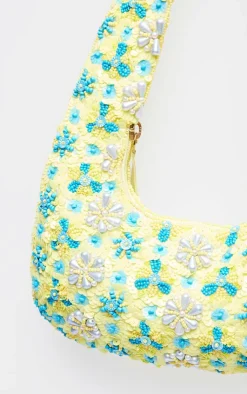 PrettyLittleThing Shoulder Bags*Flower Sequin Handbag
