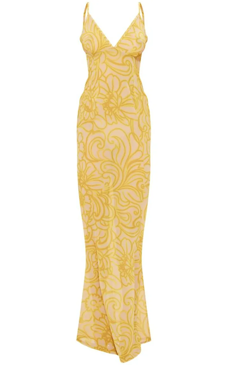 Paisley Print Strappy Backless Maxi Dress-PrettyLittleThing Best